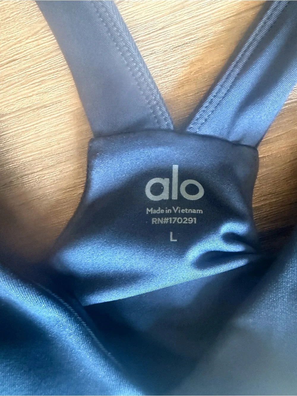 ALO Airbrush Real Bra Tank In Navy